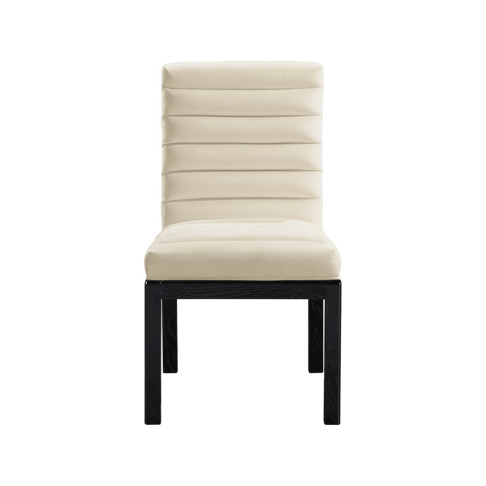 Evelyn Cream Velvet Dining Chair