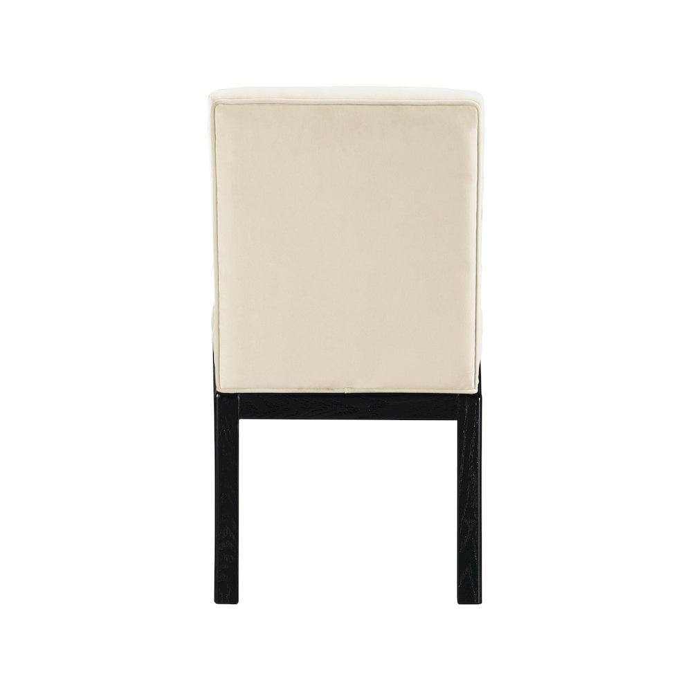 Evelyn Cream Velvet Dining Chair