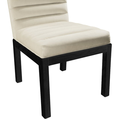 Evelyn Cream Velvet Dining Chair
