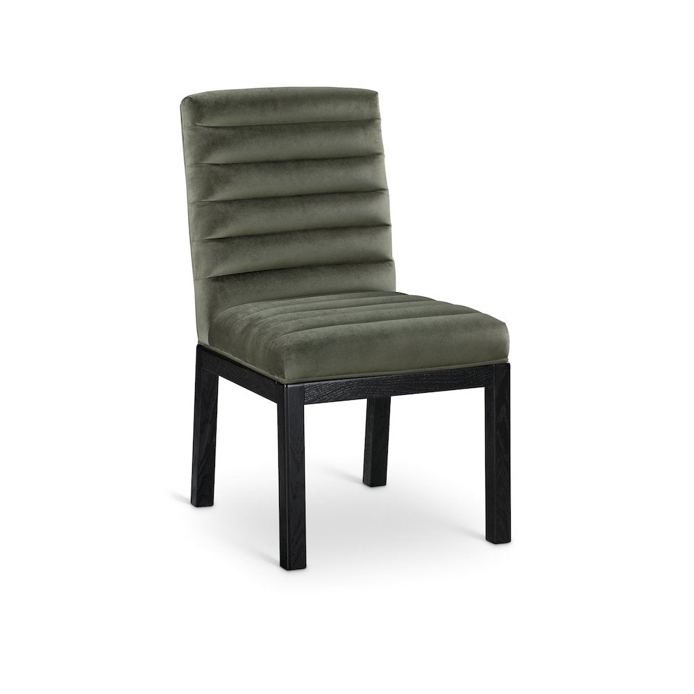 Evelyn Green Velvet Dining Chair