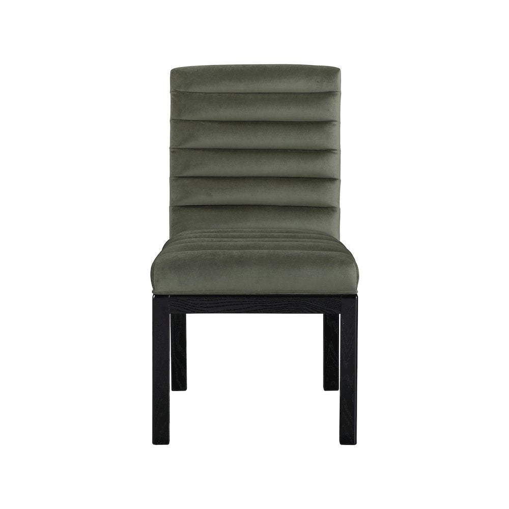 Evelyn Green Velvet Dining Chair