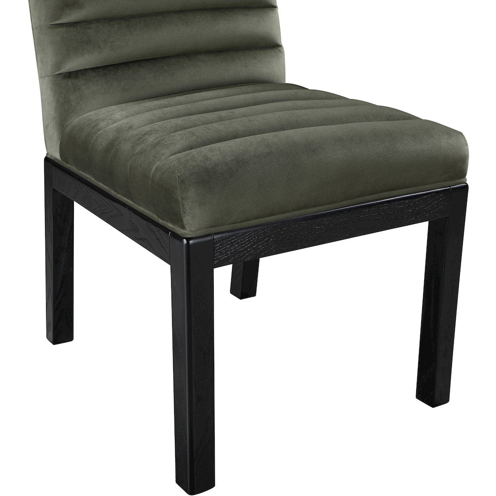 Evelyn Green Velvet Dining Chair