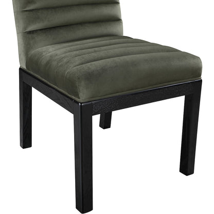 Evelyn Green Velvet Dining Chair