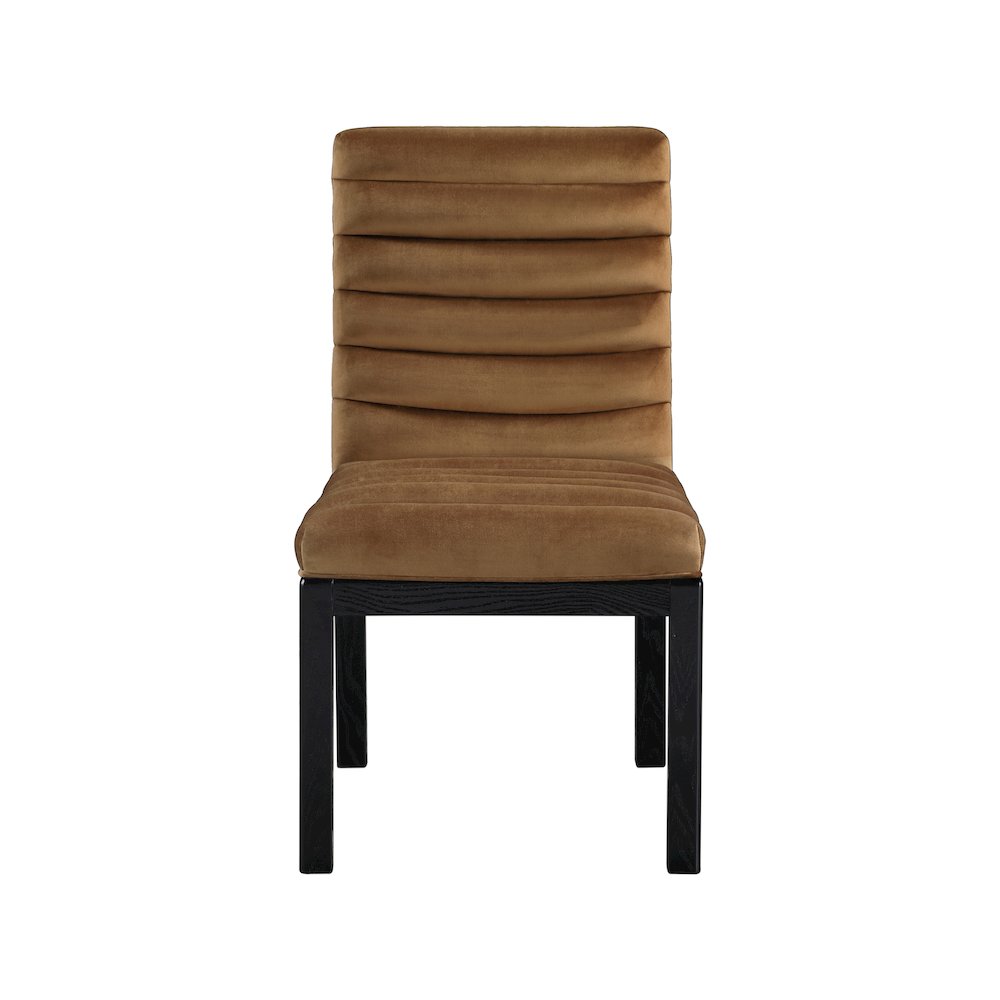 Evelyn Saddle Velvet Dining Chair