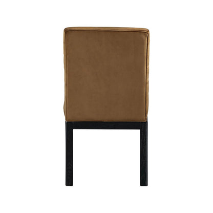 Evelyn Saddle Velvet Dining Chair