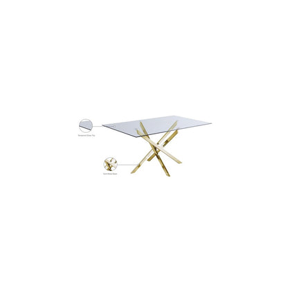 Xander Gold Dining Table