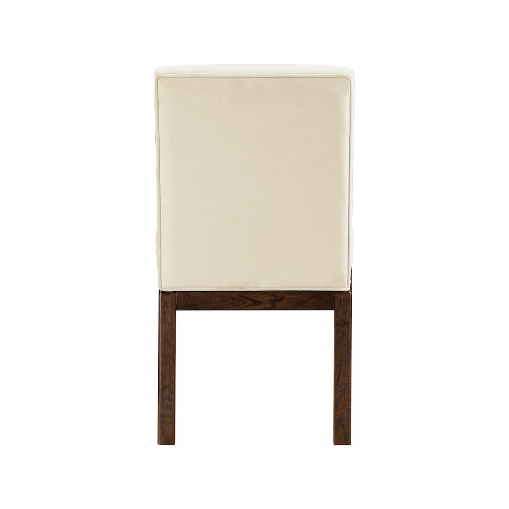 Evelyn Cream Velvet Dining Chair