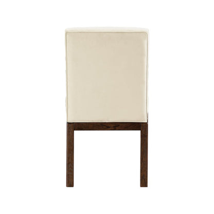Evelyn Cream Velvet Dining Chair