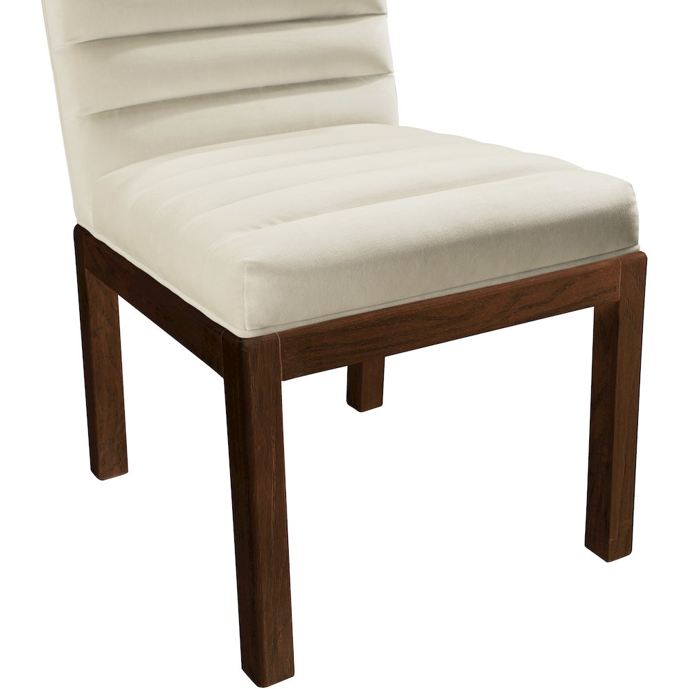 Evelyn Cream Velvet Dining Chair