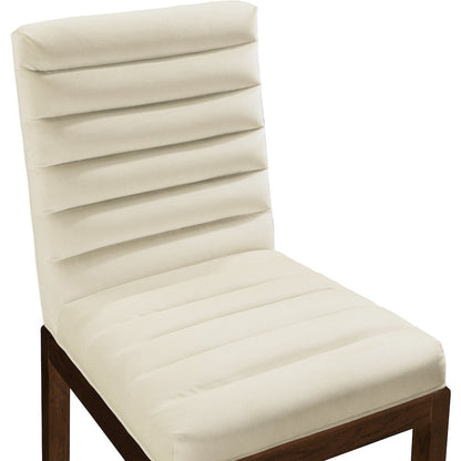 Evelyn Cream Velvet Dining Chair