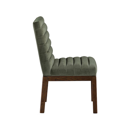 Evelyn Green Velvet Dining Chair
