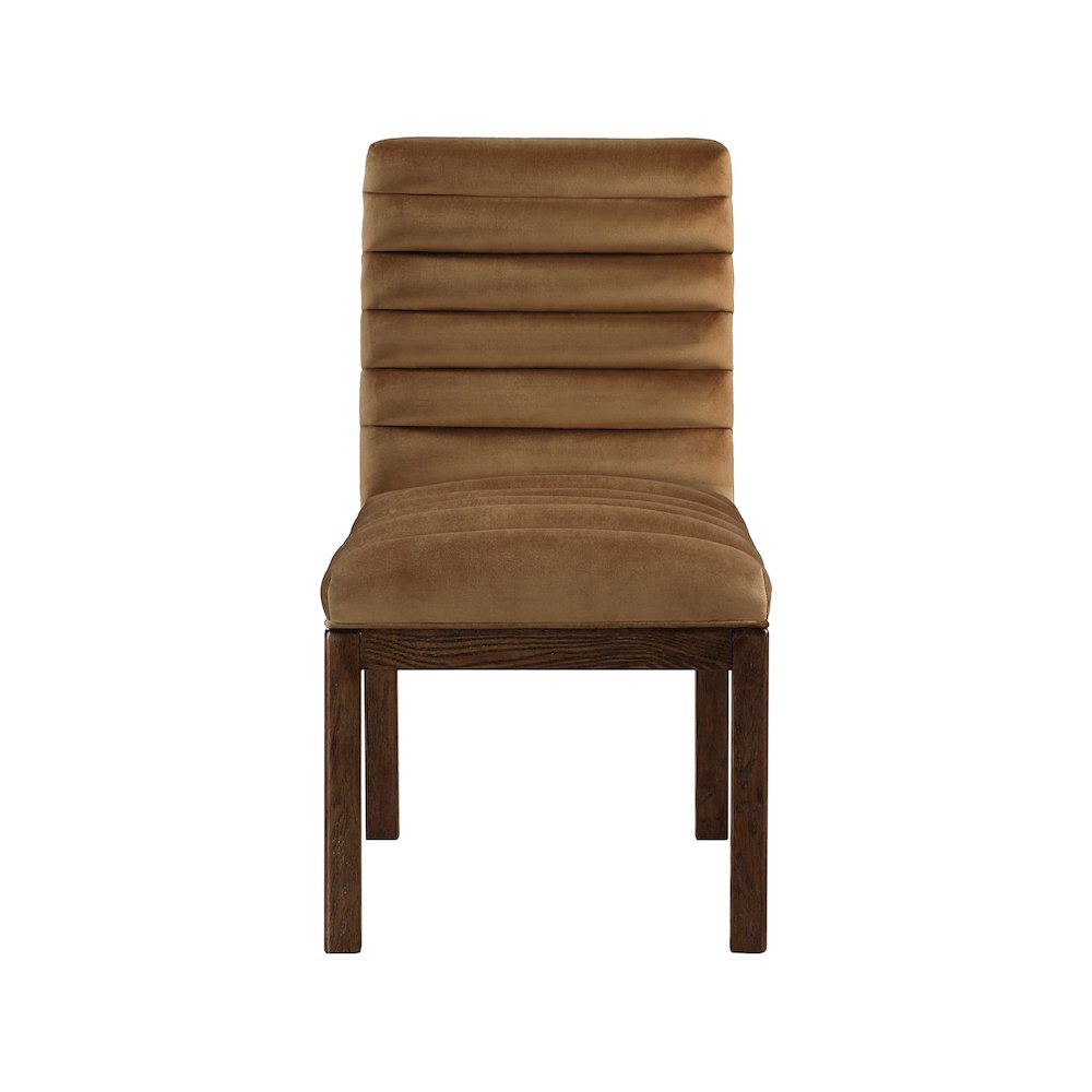 Evelyn Saddle Velvet Dining Chair
