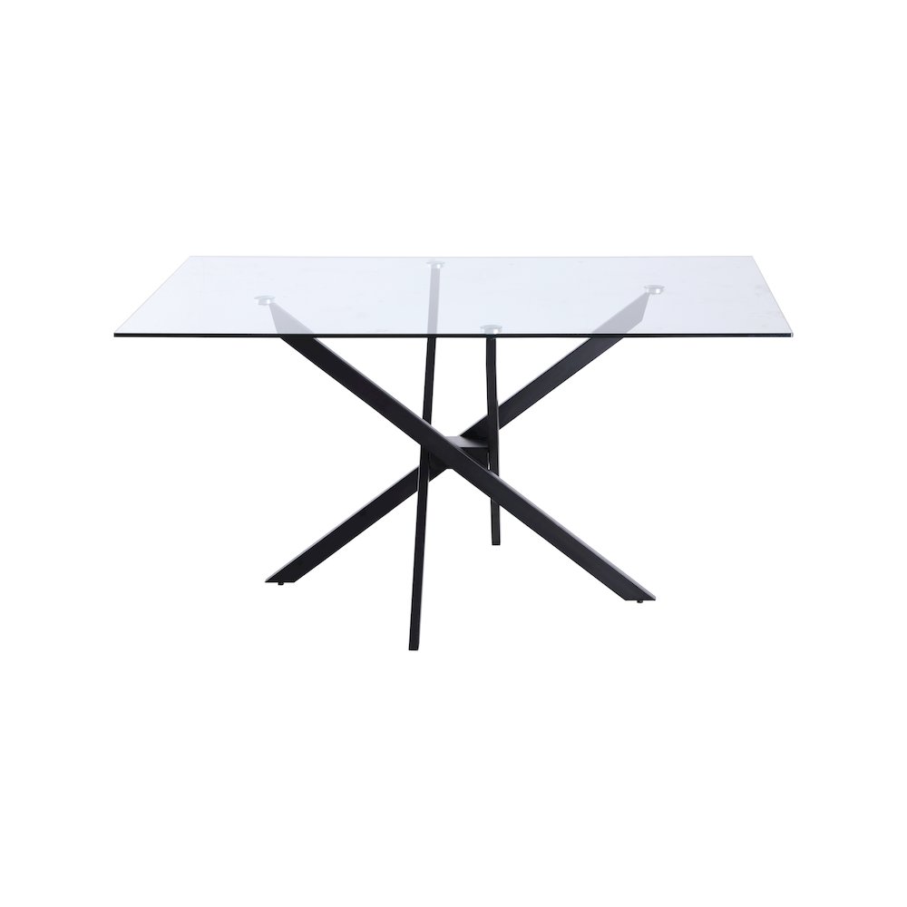Xander Matte Black Dining Table