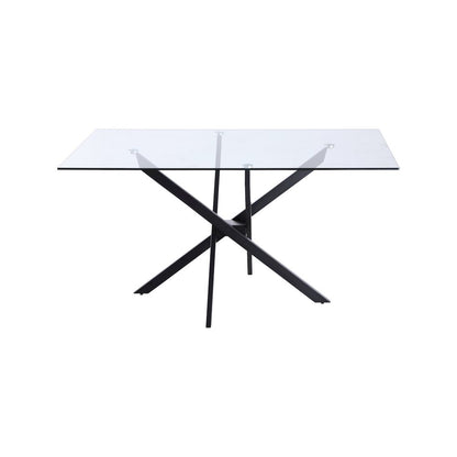 Xander Matte Black Dining Table
