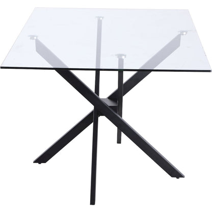 Xander Matte Black Dining Table