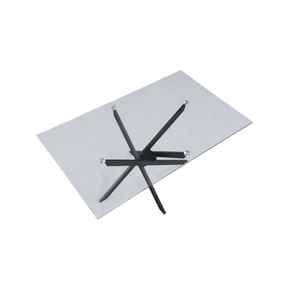 Xander Matte Black Dining Table