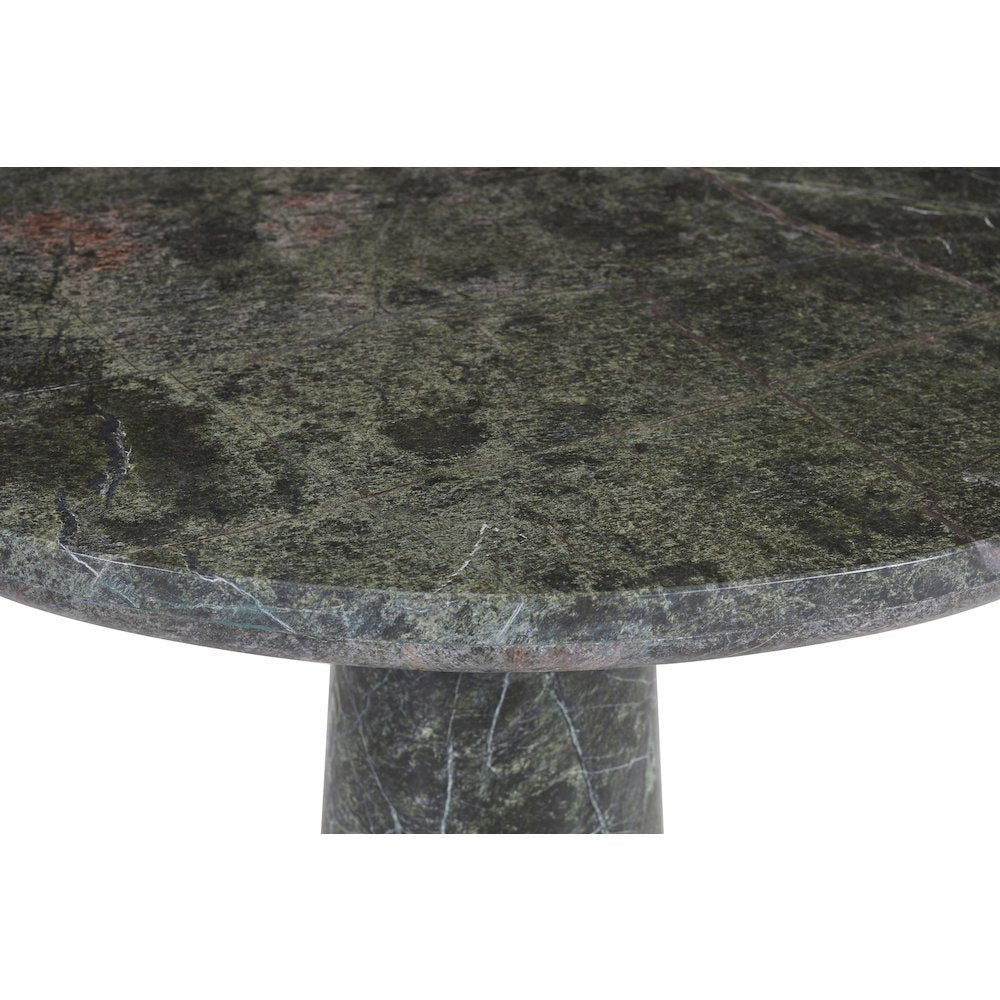 Fontelina 30" Green Genuine Marble Bistro Dining Table