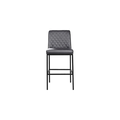 Bryce Grey Vegan Leather Stool, Set of 2