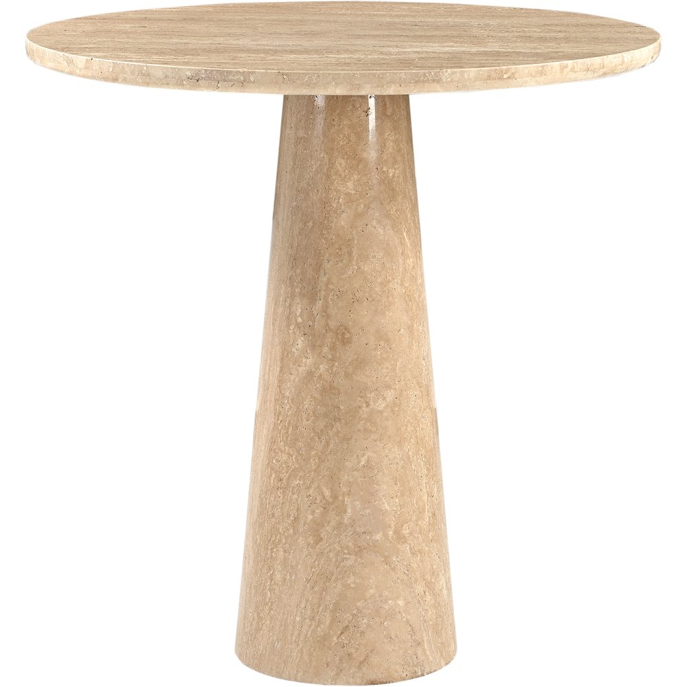 Fontelina 30" Travertine Genuine Travertine Bistro Dining Table