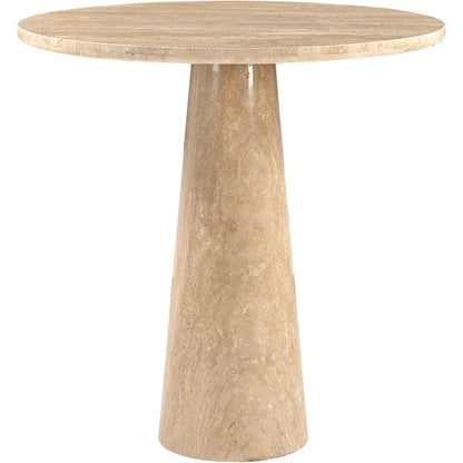 Fontelina 30" Travertine Genuine Travertine Bistro Dining Table