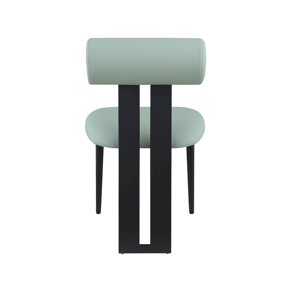 Dario Mint Vegan Leather Dining Chair, Set of 2