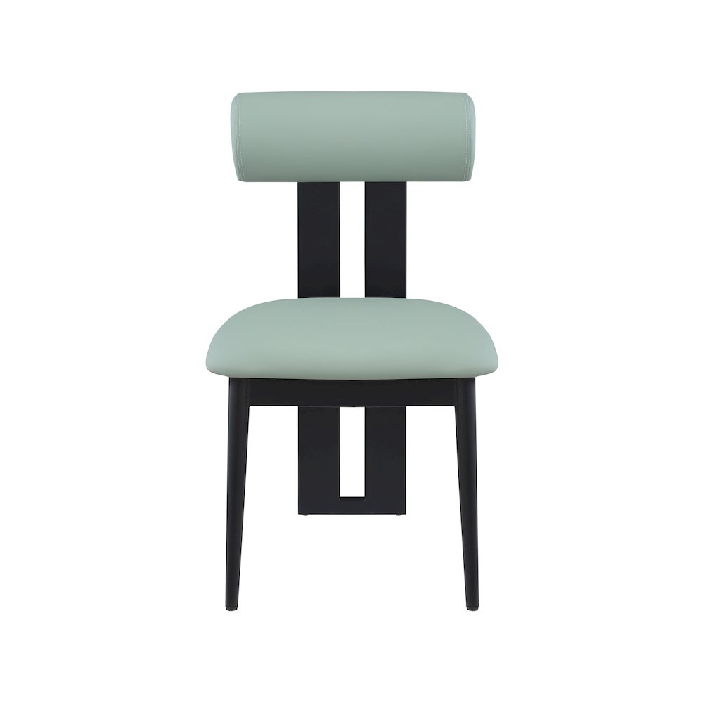 Dario Mint Vegan Leather Dining Chair, Set of 2