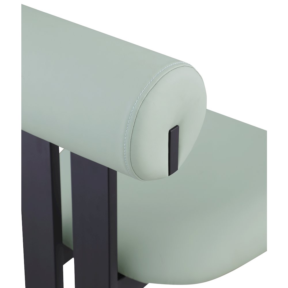 Dario Mint Vegan Leather Dining Chair, Set of 2