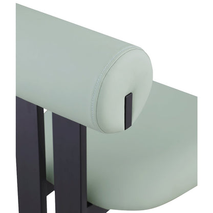 Dario Mint Vegan Leather Dining Chair, Set of 2