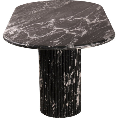 Messina Black Marble Dining Table