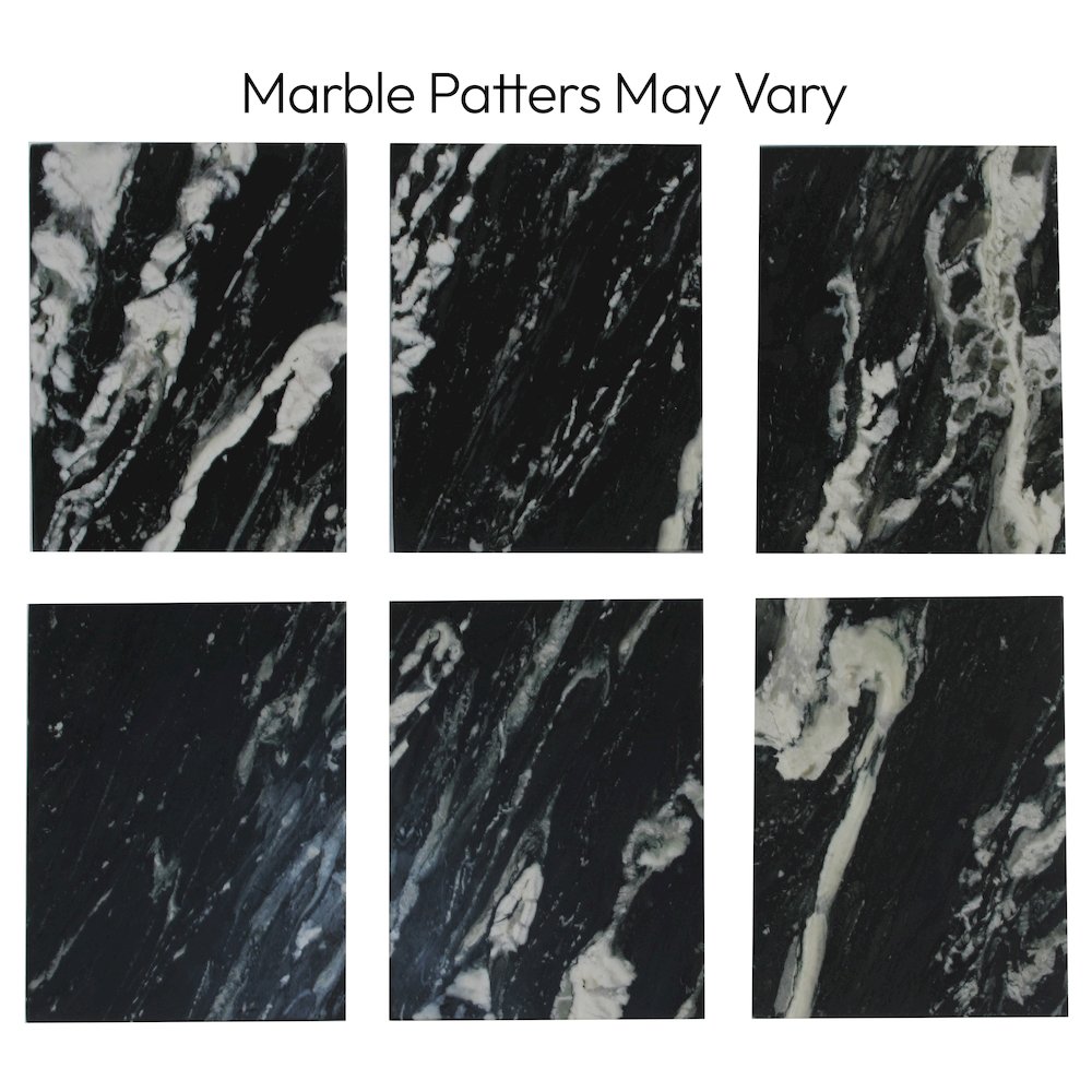 Messina Black Marble Dining Table
