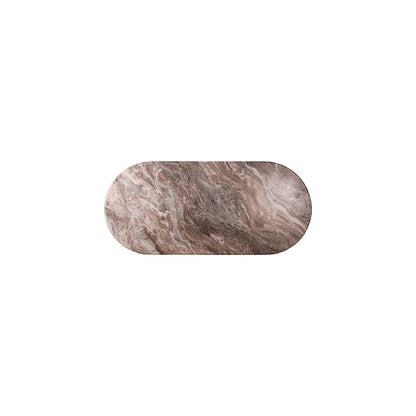 Messina Brown Marble Dining Table