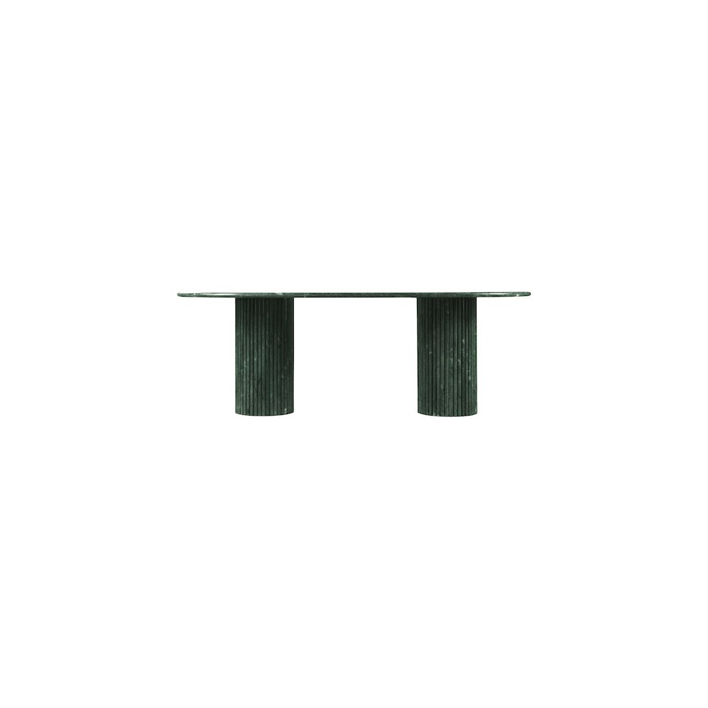 Messina Green Marble Dining Table