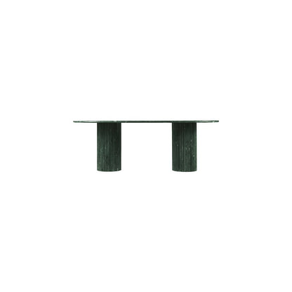 Messina Green Marble Dining Table