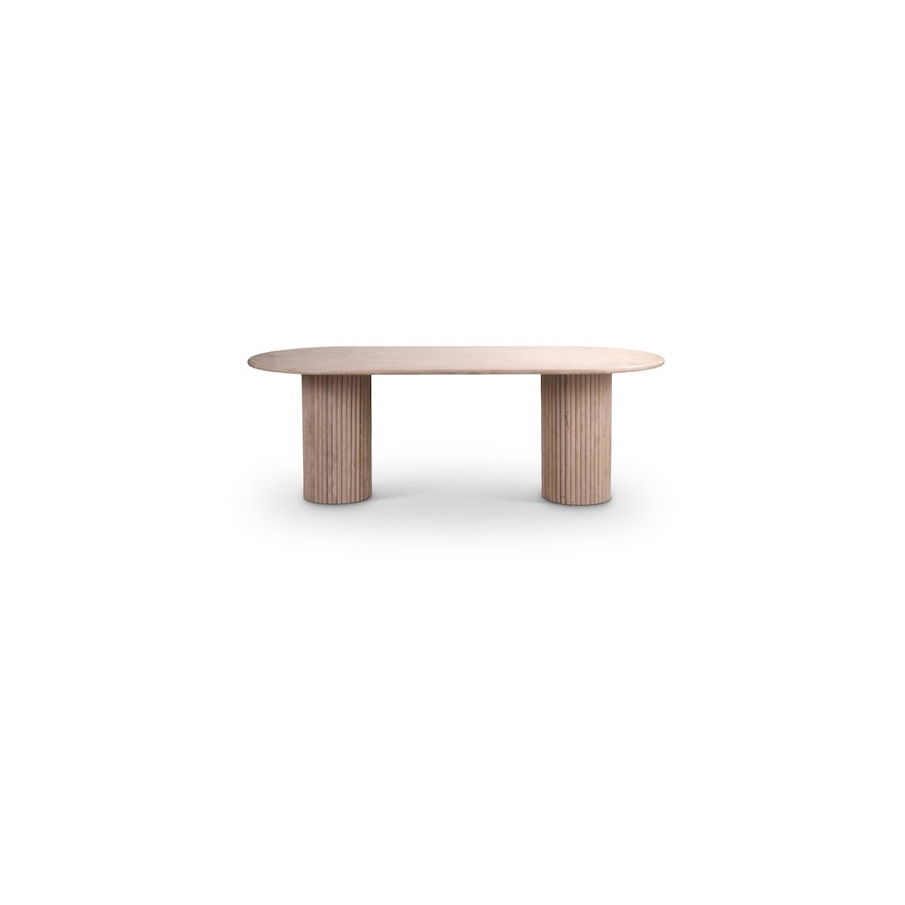 Messina Beige Travertine Dining Table