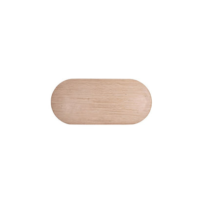 Messina Beige Travertine Dining Table