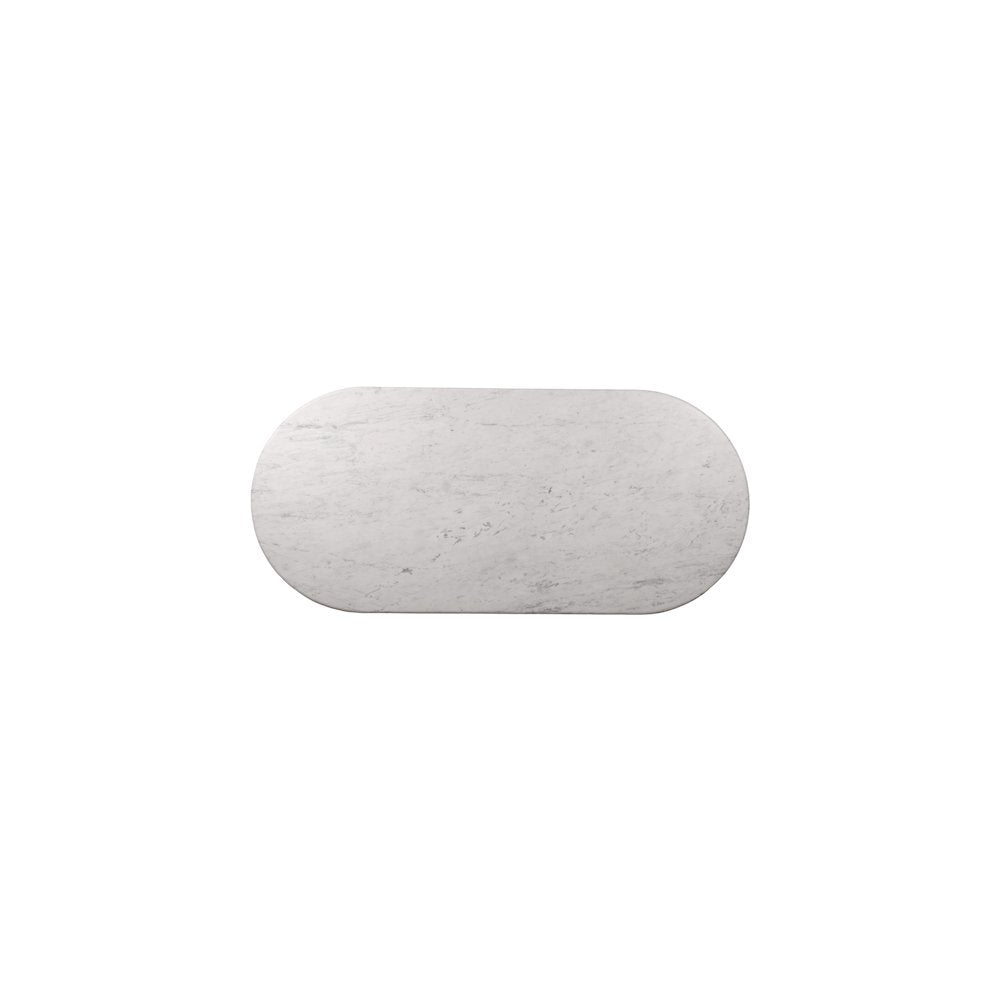 Messina White Marble Dining Table