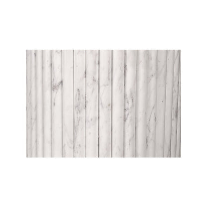 Messina White Marble Dining Table