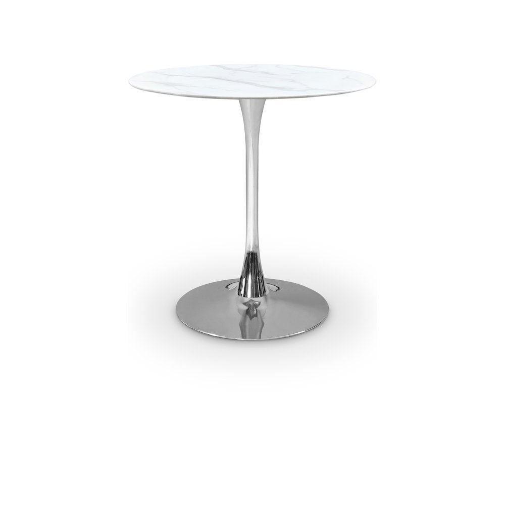 Holly Chrome Counter Height Table