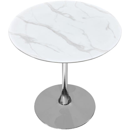 Holly Chrome Counter Height Table
