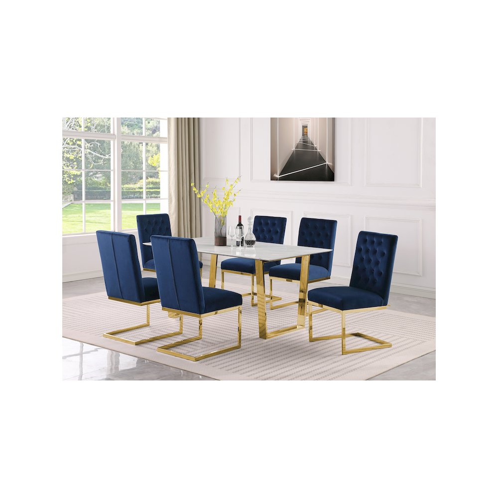 Cameron White Dining Table