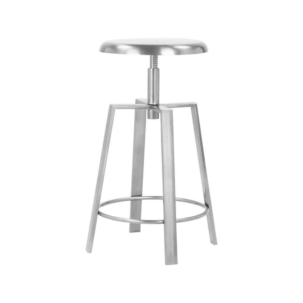 Lang Silver Iron Counter/Bar Stool