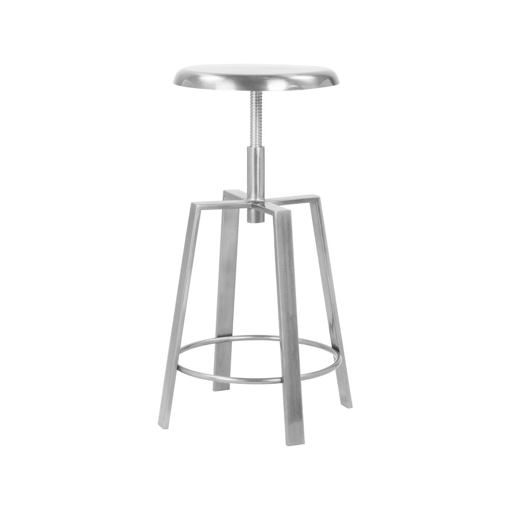 Lang Silver Iron Counter/Bar Stool