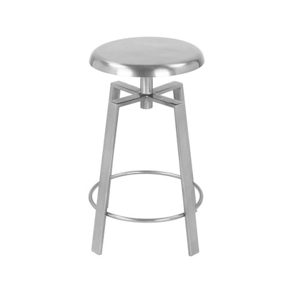 Lang Silver Iron Counter/Bar Stool