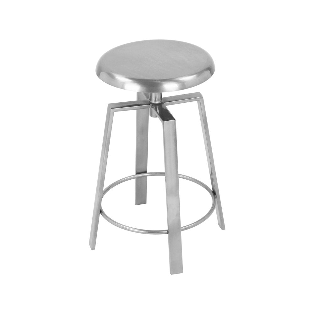 Lang Silver Iron Counter/Bar Stool