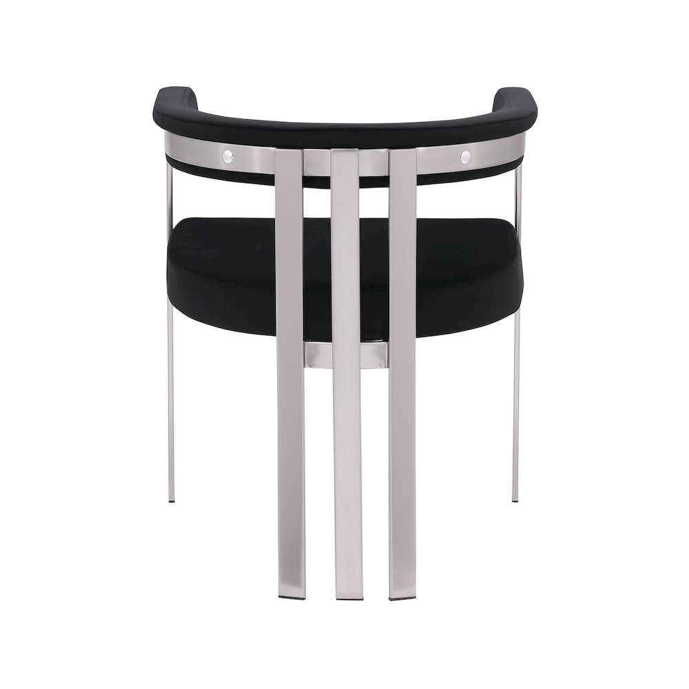 Marcello Black Velvet Dining Chair, Set of 2
