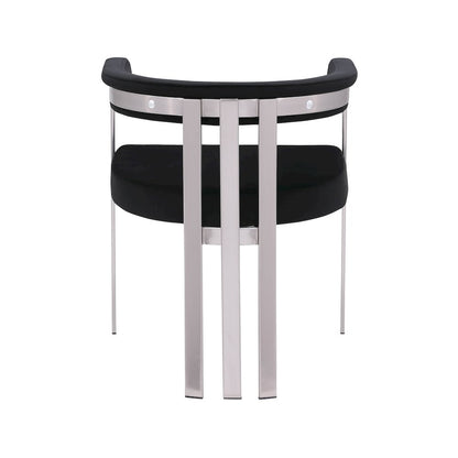 Marcello Black Velvet Dining Chair, Set of 2