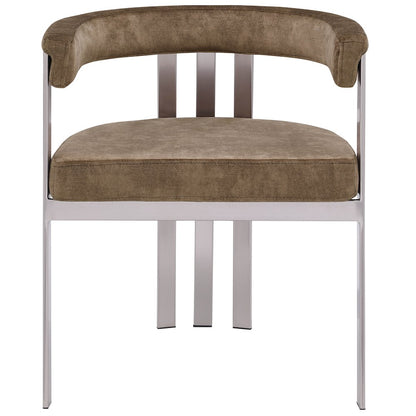 Marcello Brown Velvet Dining Chair, Set of 2
