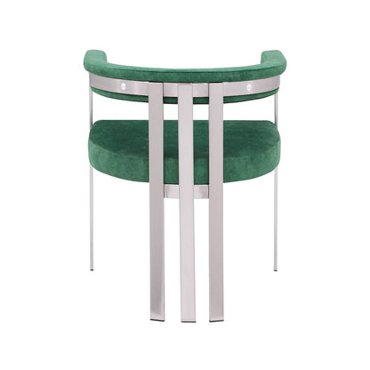 Marcello Green Velvet Dining Chair, Set of 2
