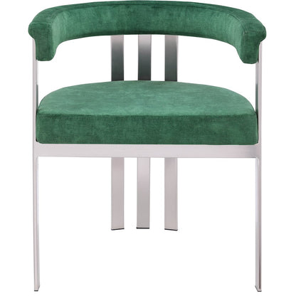 Marcello Green Velvet Dining Chair, Set of 2