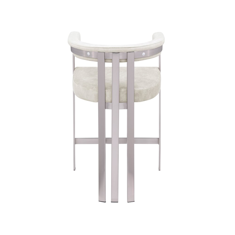 Marcello Stone Velvet Counter Stool, Set of 2